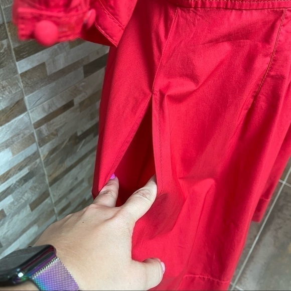 10 Crosby Derek Lam Red One Mini Dress Size 8 Party Wedding Shower Cruise NWT - Picture 12 of 13